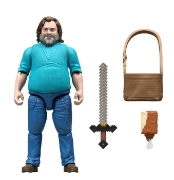 Imagine MINECRAFT SET FIGURINA STEVE CU ACCESORII