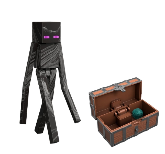 Imagine MINECRAFT SET FIGURINA ENDERMAN CU ACCESORII