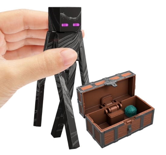 Imagine MINECRAFT SET FIGURINA ENDERMAN CU ACCESORII