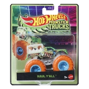 Imagine HOT WHEELS MONSTER TRUCK GLOW IN THE DARK MASINUTA HAUL YALL SCARA 1 LA 64