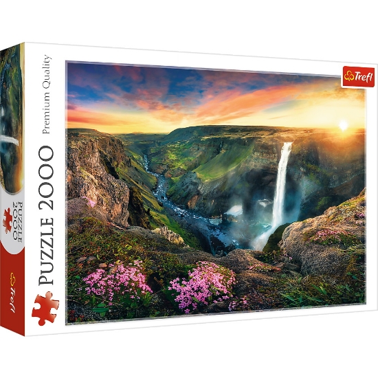 Imagine PUZZLE TREFL 2000 CASCADA HAIFOSS ISALNDA
