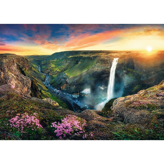 Imagine PUZZLE TREFL 2000 CASCADA HAIFOSS ISALNDA