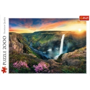 Imagine PUZZLE TREFL 2000 CASCADA HAIFOSS ISALNDA