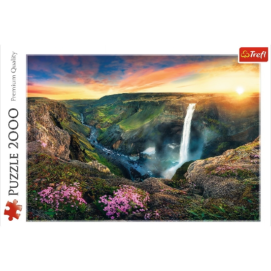 Imagine PUZZLE TREFL 2000 CASCADA HAIFOSS ISALNDA