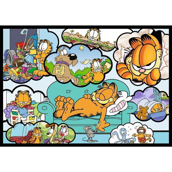 Imagine PUZZLE TREFL 4X250 LUI GARFIELD NU II PLACE ZIUA DE LUNI