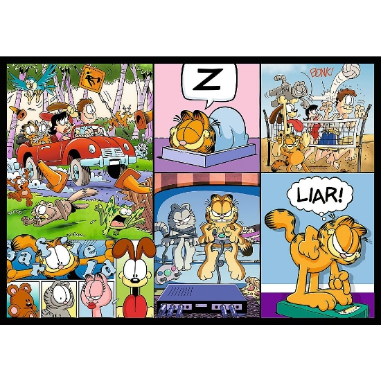 Imagine PUZZLE TREFL 4X250 LUI GARFIELD NU II PLACE ZIUA DE LUNI