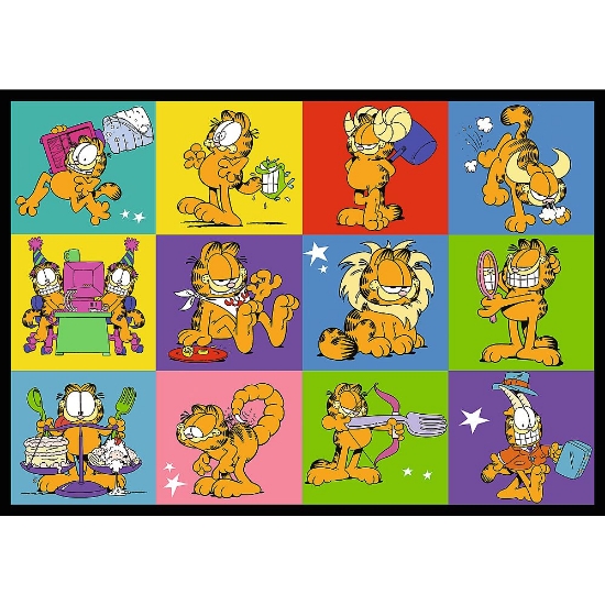 Imagine PUZZLE TREFL 4X250 LUI GARFIELD NU II PLACE ZIUA DE LUNI