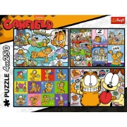 Imagine PUZZLE TREFL 4X250 LUI GARFIELD NU II PLACE ZIUA DE LUNI