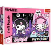 Imagine PUZZLE TREFL 160 HELLO KITTY SI PRIETENII