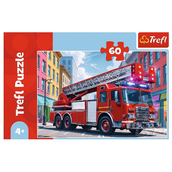 Imagine PUZZLE TREFL 60 MASINA DE POMPIERI
