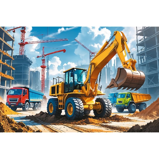 Imagine PUZZLE TREFL 60 EXCAVATOR