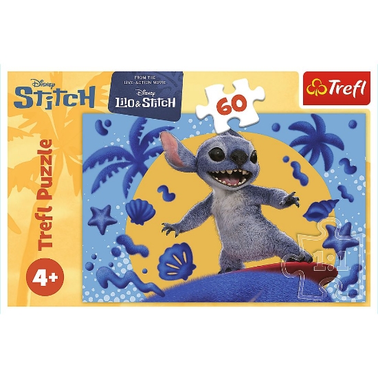 Imagine PUZZLE TREFL 60 DISNEY LILO SI STITCH O ZI CU STITCH