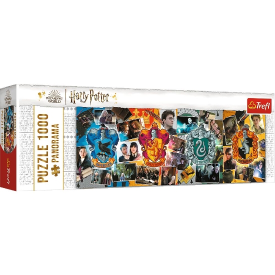 Imagine PUZZLE TREFL PANORAMA 1000 HARRY POTTER CELE 4 CASE DIN HOGWARTS