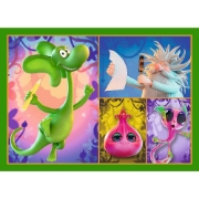 Imagine PUZZLE TREFL 4IN1 LUMEA DRAGONULUI DIPLODOK