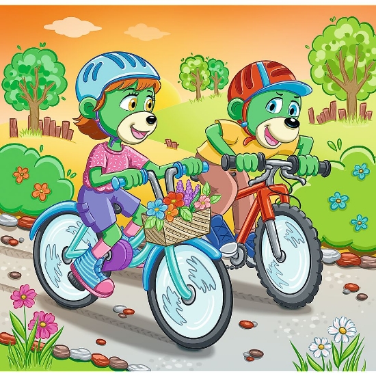 Imagine PUZZLE TREFL 3IN1 INTALNIREA FAMILIEI TREFELIK