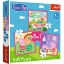 Imagine PUZZLE TREFL 3IN1 PEPPA PIG SI PRIETENII