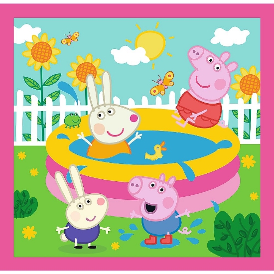 Imagine PUZZLE TREFL 3IN1 PEPPA PIG SI PRIETENII