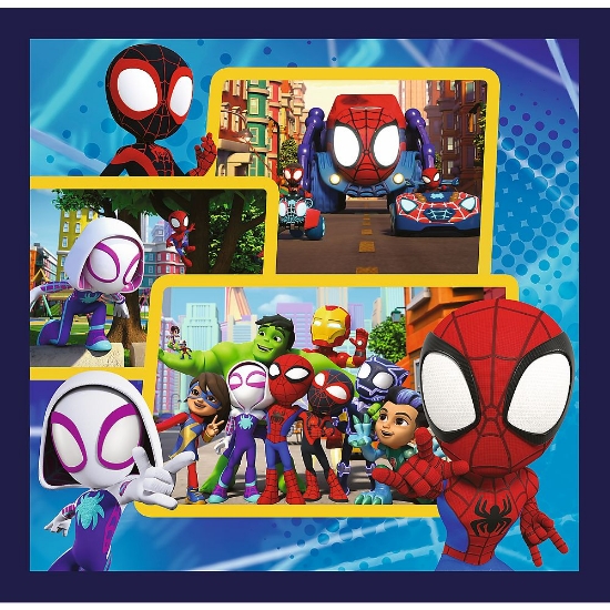Imagine Puzzle Trefl 3 în 1 Marvel Spidey și prietenii lui extraordinari