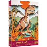 Imagine PUZZLE TREFL 160 PAPER ART 3D DINOZAUR