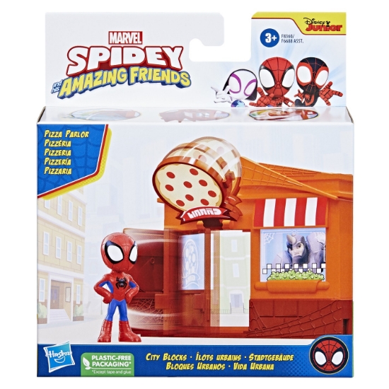 Imagine SPIDEY PRIETENII EXTRAORDINARI CITY BLOKS SET DE CONSTRUCTIE PIZZERIE