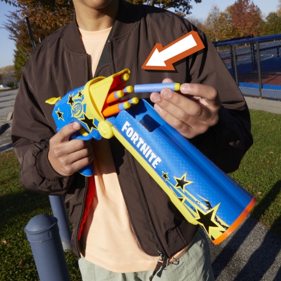 Imagine NERF BLASTER FORTNITE HALF TONE HERO