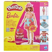 Imagine PLAY DOH BARBIE SET PLASTELINA CREATII VESTIMENTARE CU FLORI SI FRANJURI COWBOY