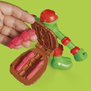 Imagine PLAY DOH POVESTIRI CU TESTOASE NINJA ADOLESCENTE MUTANTE SET PLASTELINA CREATII COWABUNGA
