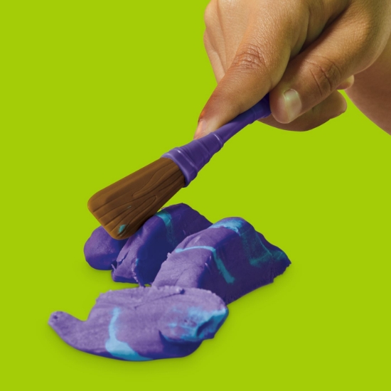 Imagine PLAY DOH POVESTIRI CU TESTOASE NINJA ADOLESCENTE MUTANTE SET PLASTELINA STATIE DE MUTATII