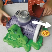 Imagine PLAY DOH POVESTIRI CU TESTOASE NINJA ADOLESCENTE MUTANTE SET PLASTELINA PIZZA TAIE SI ARUNCA