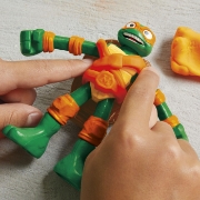 Imagine PLAY DOH POVESTIRI CU TESTOASE NINJA ADOLESCENTE MUTANTE SET PLASTELINA PIZZA TAIE SI ARUNCA