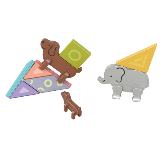 Imagine Joc educational tangram magnetic