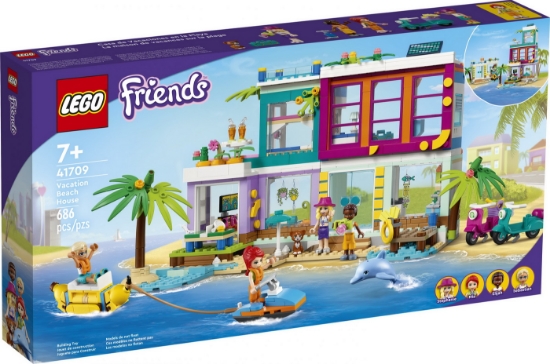 Imagine LEGO FRIENDS CASA DE VACANTA DE PE PLAJA 41709