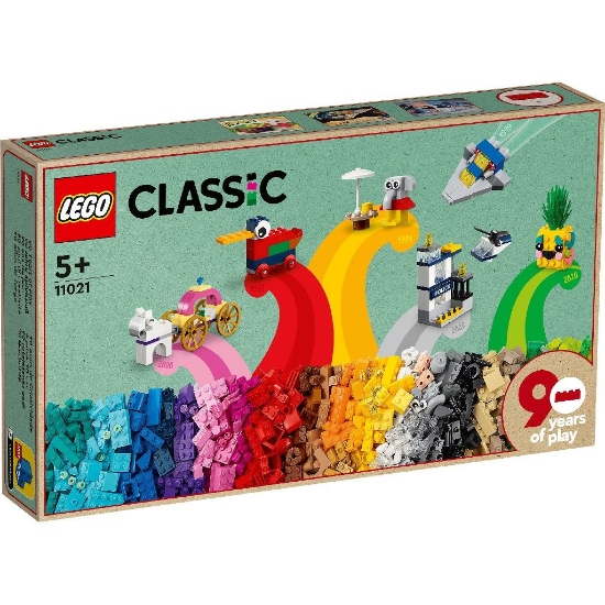 Imagine LEGO CLASSIC 90 DE ANI DE JOACA 11021