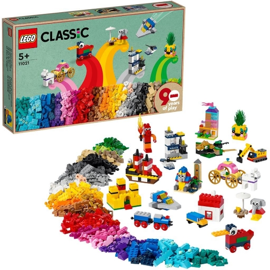 Imagine LEGO CLASSIC 90 DE ANI DE JOACA 11021