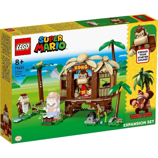 Imagine LEGO SUPER MARIO SET DE EXTINDERE CASA DIN COPAC A LUI DONKEY KONG 71424