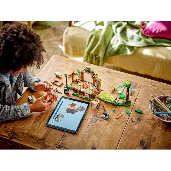 Imagine LEGO SUPER MARIO SET DE EXTINDERE CASA DIN COPAC A LUI DONKEY KONG 71424