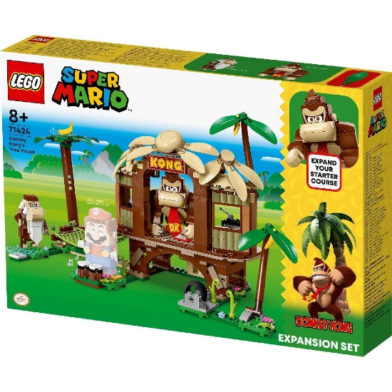 Imagine LEGO SUPER MARIO SET DE EXTINDERE CASA DIN COPAC A LUI DONKEY KONG 71424