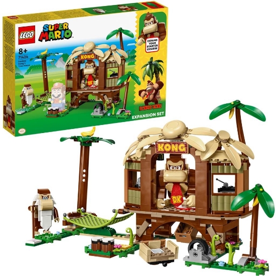 Imagine LEGO SUPER MARIO SET DE EXTINDERE CASA DIN COPAC A LUI DONKEY KONG 71424