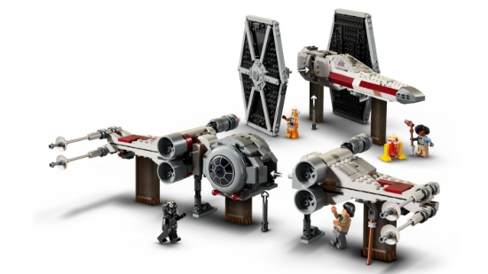 Imagine LEGO STAR WARS HIBRID TIE FIGHTER SI X-WING 75393 