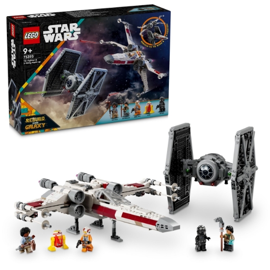 Imagine LEGO STAR WARS HIBRID TIE FIGHTER SI X-WING 75393 