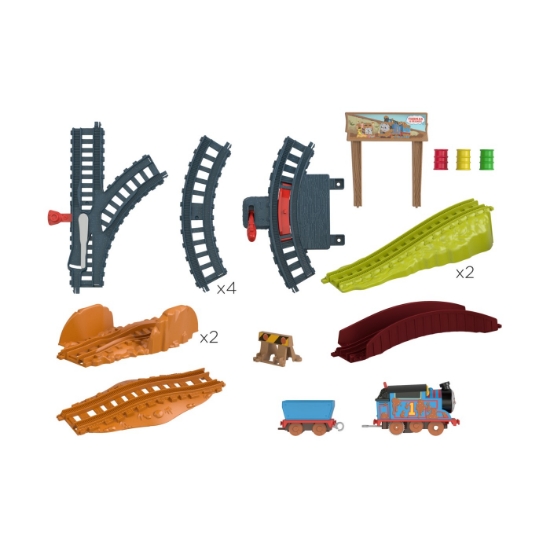 Imagine THOMAS SET DE JOACA CU LOCOMOTIVA MUDDY MOTORIZATA SI ACCESORII