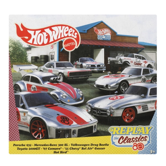 Imagine HOT WHEELS REPLAY THE CLASSIC SET 7 MASINUTE METALICE SCARA 1 LA 64