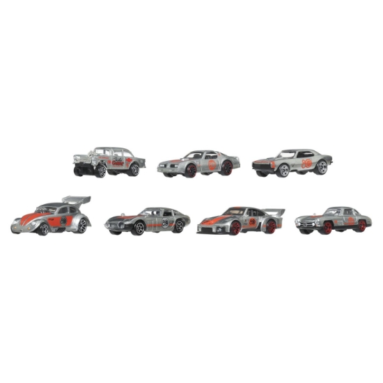 Imagine HOT WHEELS REPLAY THE CLASSIC SET 7 MASINUTE METALICE SCARA 1 LA 64