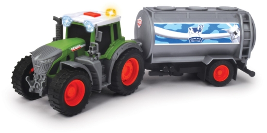 Imagine DICKIE FENDT TRACTOR CU CISTERNA DE LAPTE