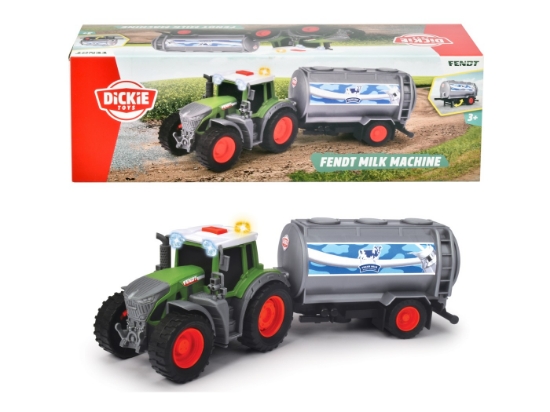 Imagine DICKIE FENDT TRACTOR CU CISTERNA DE LAPTE