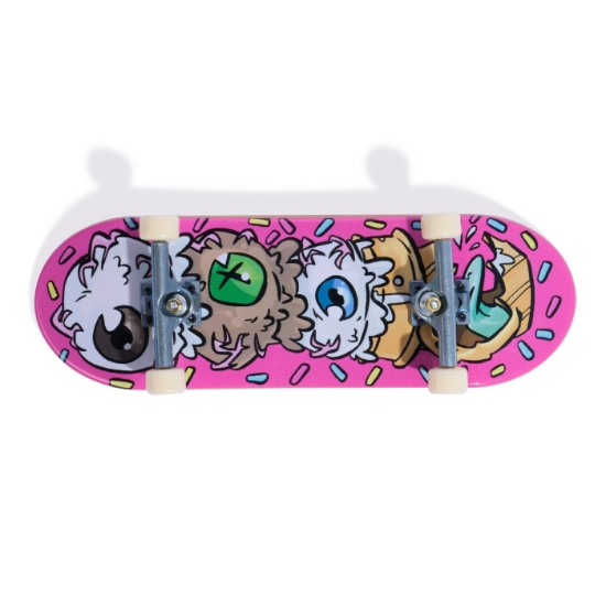 Imagine TECH DECH SK8 CREW PACHET 2 SETURI PLACA SI FIGURINA 9.6CM CASCA MOV SI CASTI ALBE