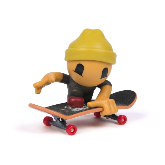 Imagine TECH DECH SK8 CREW PACHET PLACA SI FIGURINA 9.6CM CASCA GALBENA 