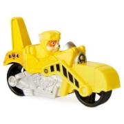 Imagine PATRULA CATELUSILOR MACHETA METALICA RUBBLE CU MOTOCICLETA