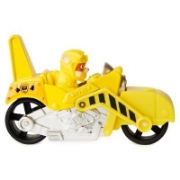 Imagine PATRULA CATELUSILOR MACHETA METALICA RUBBLE CU MOTOCICLETA