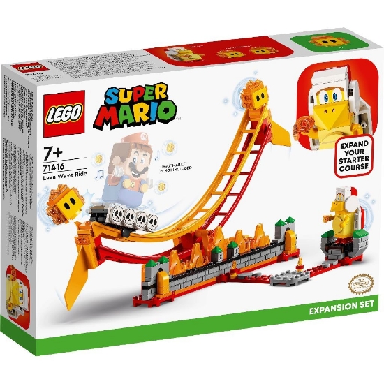 Imagine LEGO SUPER MARIO SET DE EXTINDERE PLIMBARE PE VALUL DE LAVA 71416